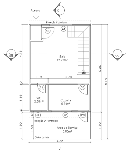 Residencial das Orquideas - Primeiro pavimento